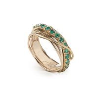 Ringe Rubinia Dame in Gelbgold AN112GSM
